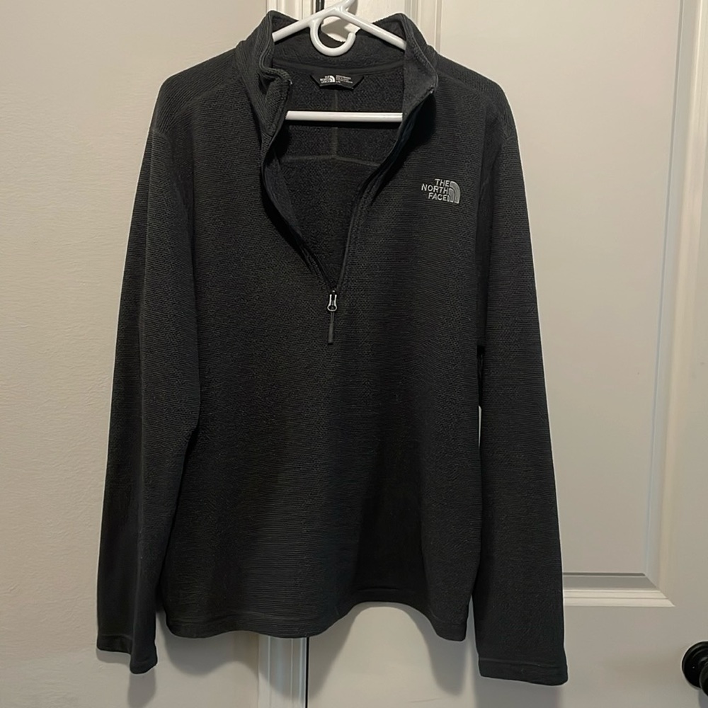North Face Large Pullover Dark Gray - image 1